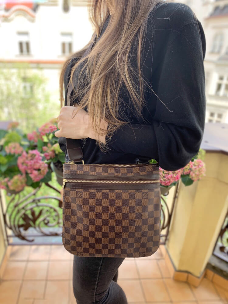 Pochette Bosphore Damier Ebene