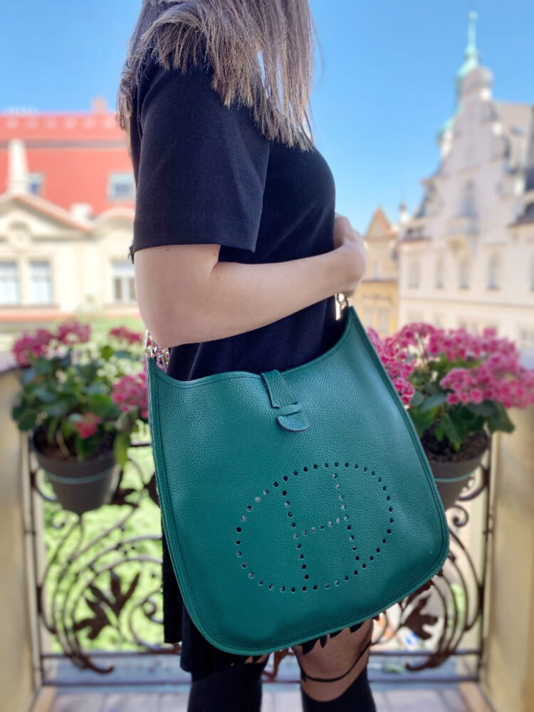 Hermés - Evelyne III 33 Taurillon Clemence Malachite