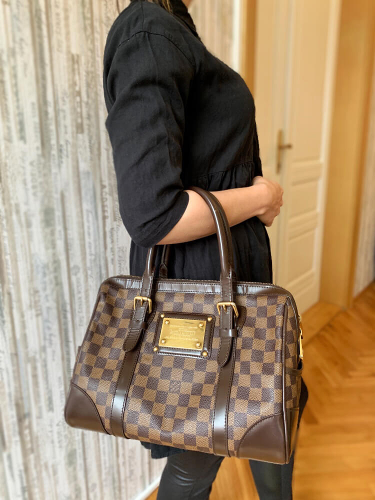 Louis Vuitton Damier Ebene Canvas Berkeley Bag