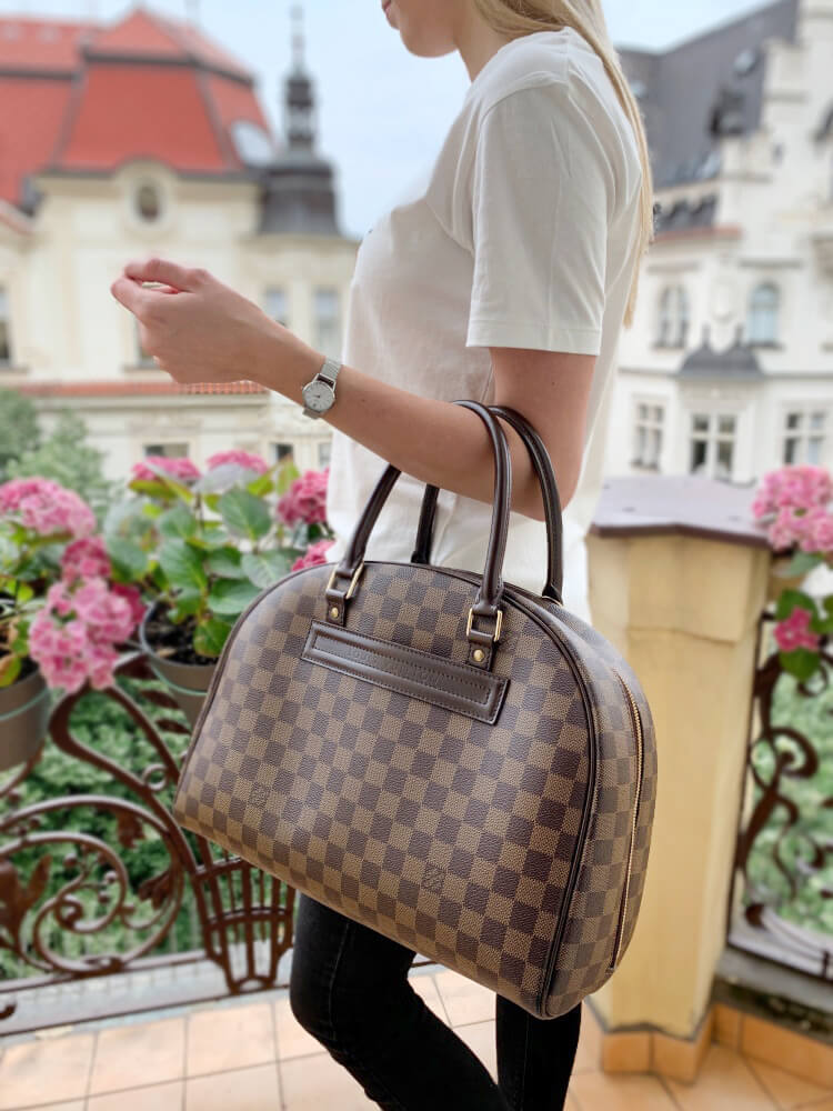 Louis Vuitton Nolita Damier Ebene Handbag