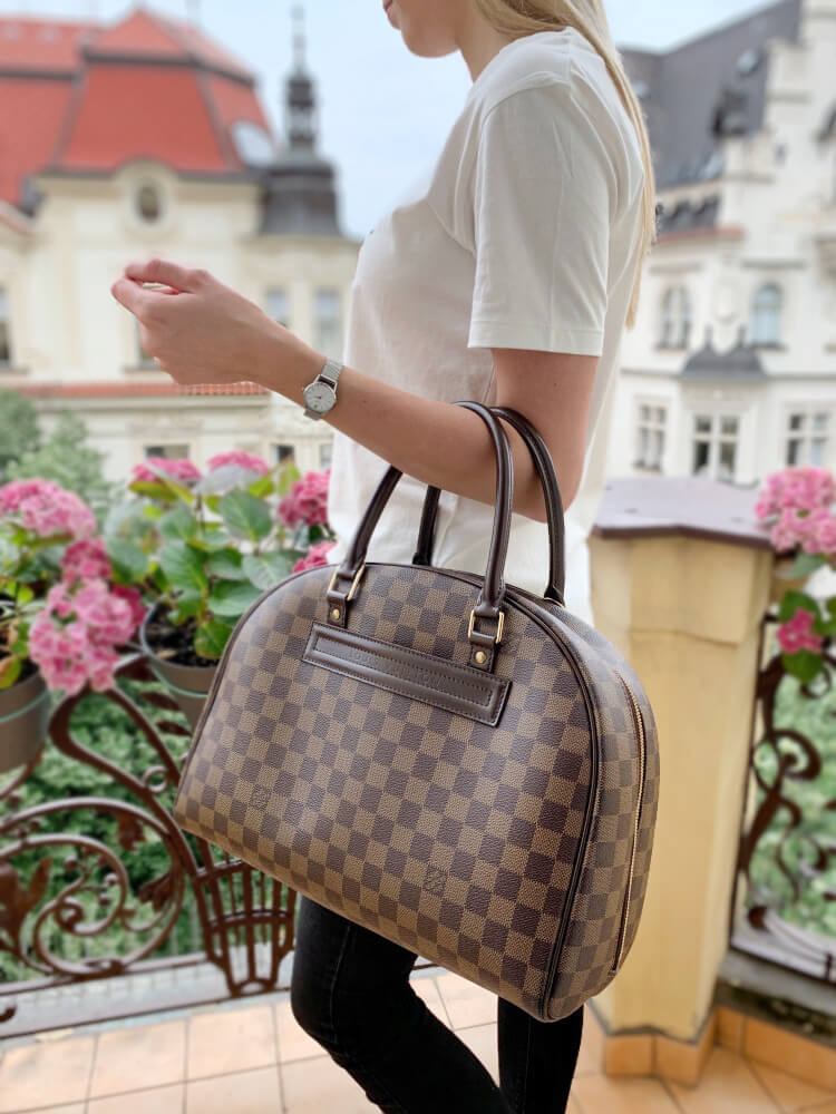 Louis Vuitton Damier Ebene Nolita Handbag