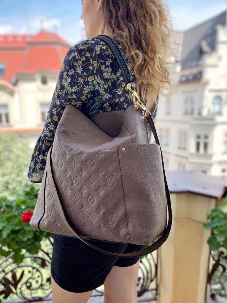 Louis Vuitton - Bagatelle Monogram Empreinte Leather Taupe