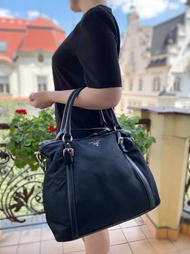 Prada soft calf nero online