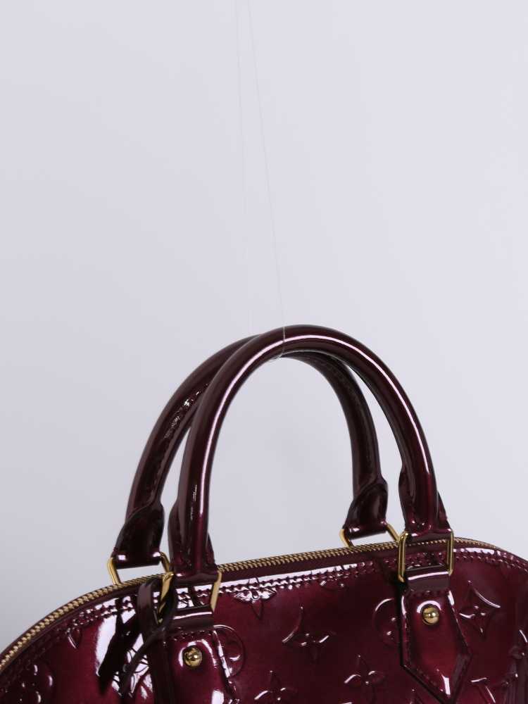 Louis Vuitton Alma PM Turquoise Vernis Bag - ShopperBoard
