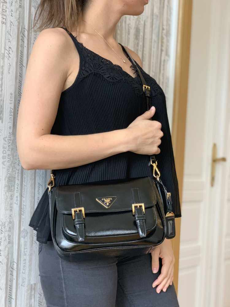 Double buckle satchel bag hotsell