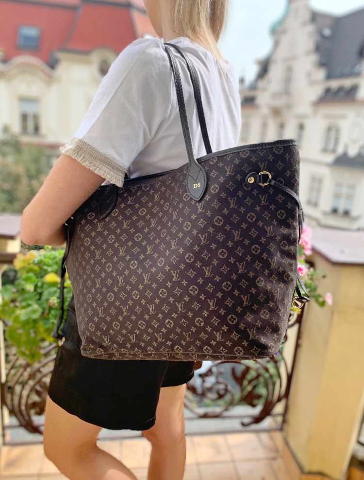 Louis Vuitton - Neverfull MM Monogram Idylle Canvas Fusain