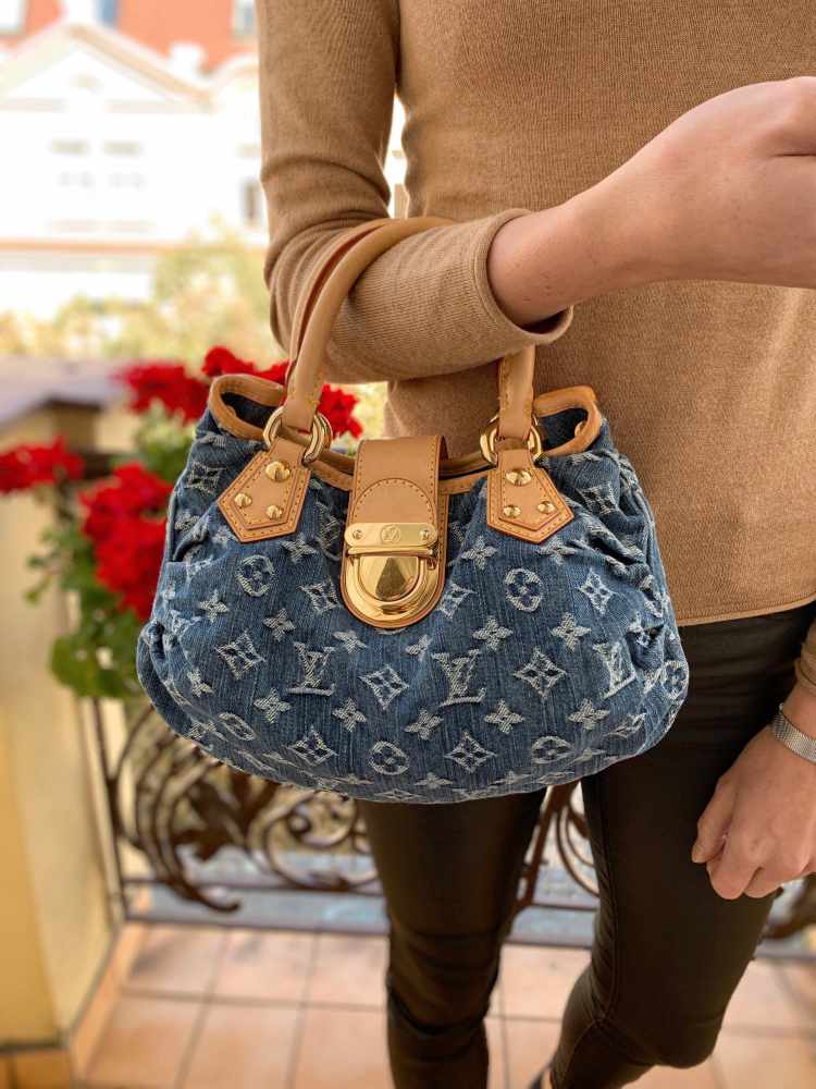 Louis Vuitton, Bags, Amazing Louis Vuitton Pleaty Denim Bag