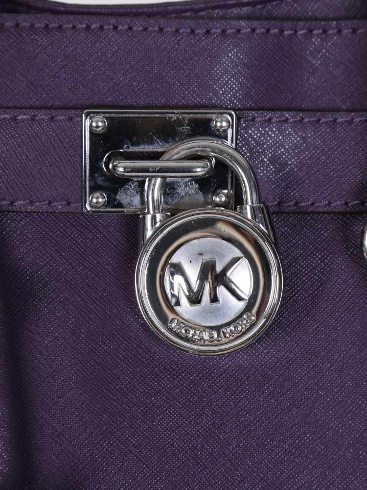 Michael Kors - Hamilton Large Saffiano Leather Purple 