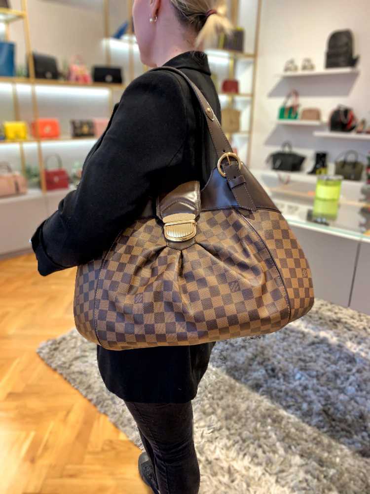 Louis Vuitton- Damier Ebene Sistina GM