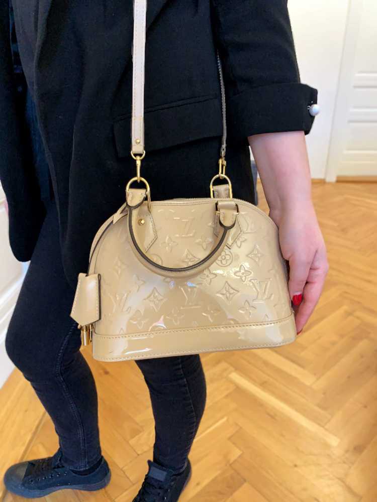 Louis Vuitton Dune Monogram Vernis Alma BB Bag – The Closet