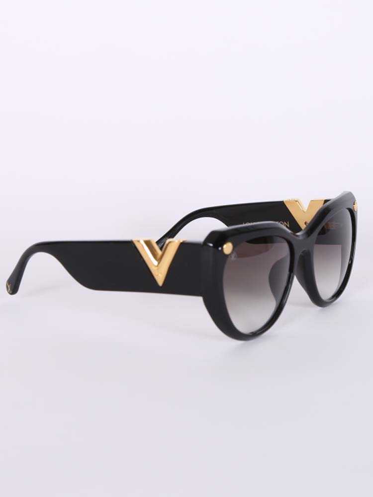 Louis Vuitton Black Gradient My Fair Lady Cat Eye Sunglasses Louis Vuitton
