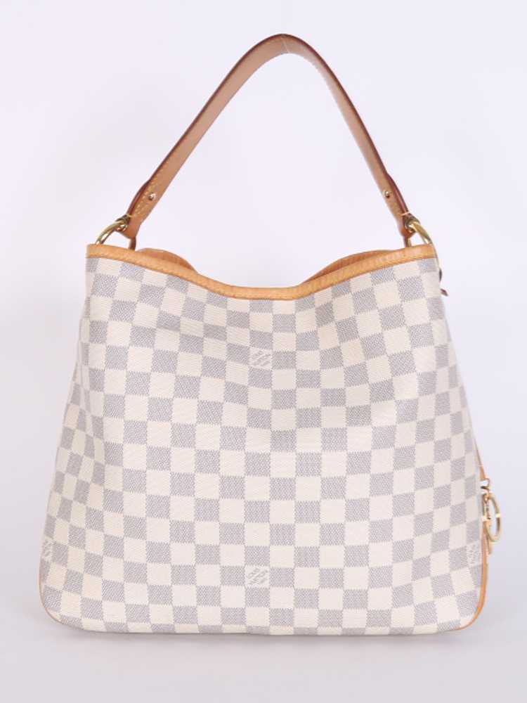 Louis Vuitton Delightful PM Damier Azur Canvas www.luxurybags