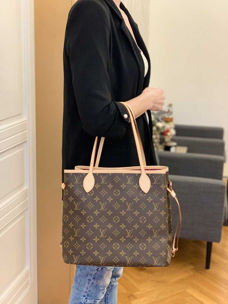 Louis Vuitton - Neverfull MM Monogram Canvas Pivoine