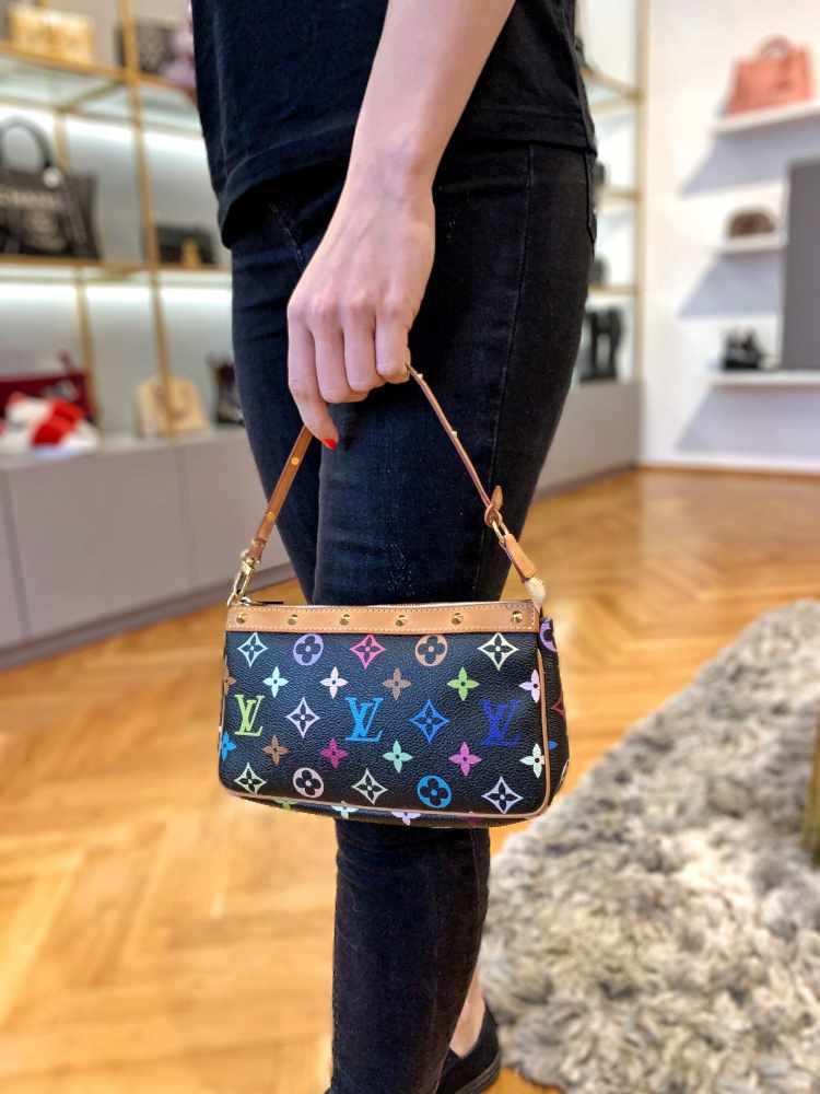 Pochette accessoire cloth handbag Louis Vuitton Multicolour in