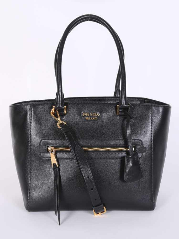 Prada glace calf nero deals