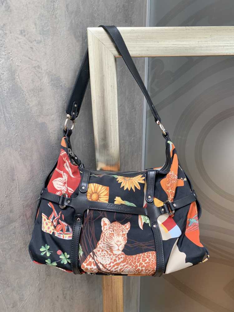 Ferragamo animal print bag best sale