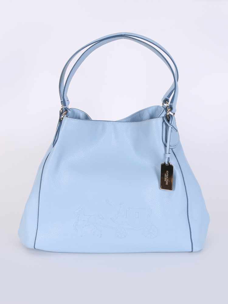 Coach bags light blue deals