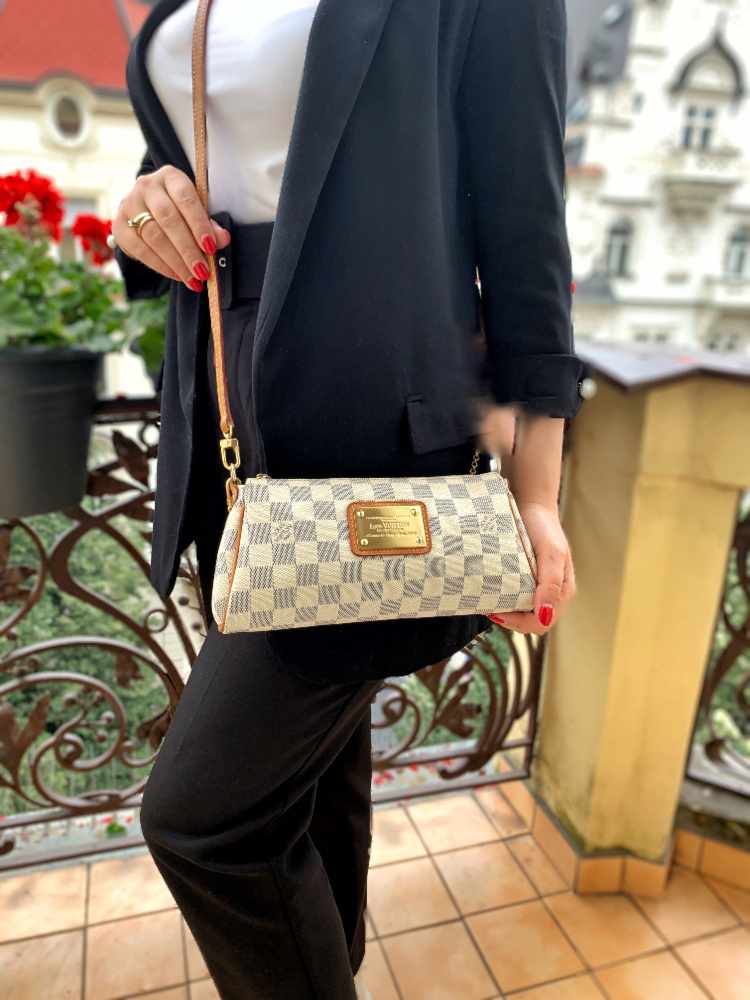 Louis Vuitton Eva Damier Azur Beige Synthetic ref.210906 - Joli Closet