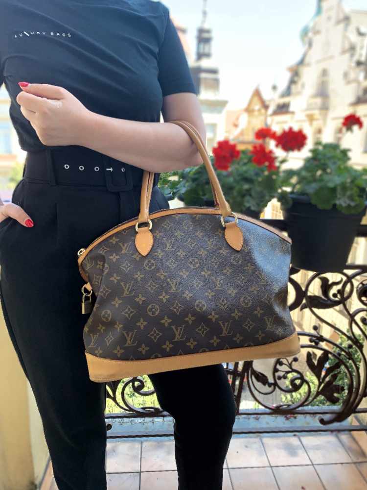 LOUIS VUITTON Vintage Monogram LockIt Handbag