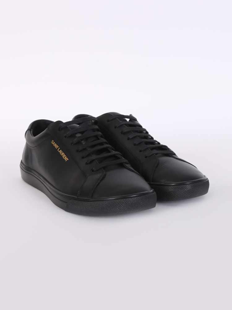 Saint laurent black andy sneakers hotsell