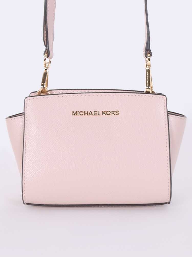 Selma mini saffiano leather crossbody black outlet