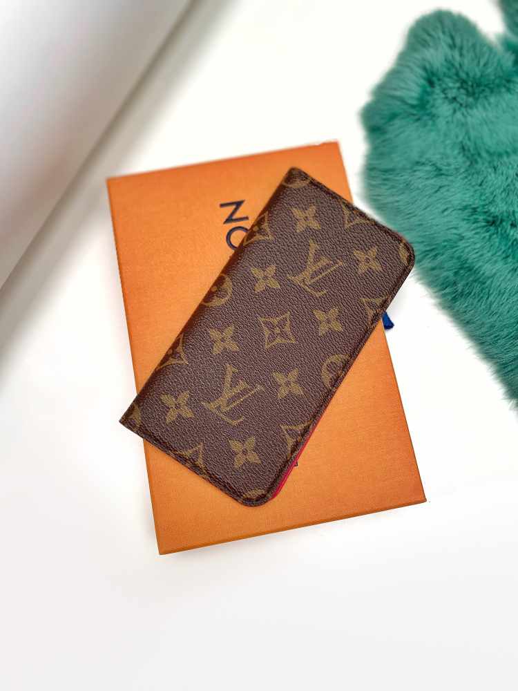 Louis Vuitton Monogram Canvas XS Max Folio Phone Case (SHF-17931