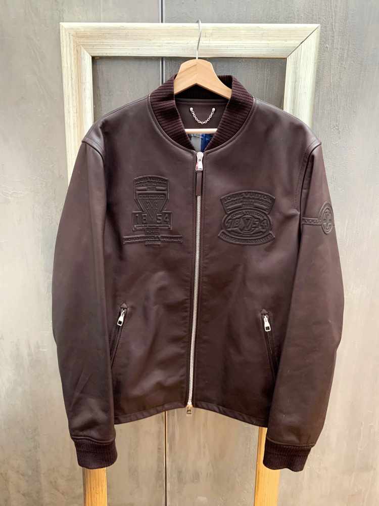 LOUIS VUITTON JACKE mit Leder GR.36