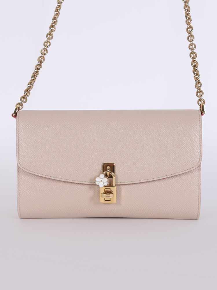 Beige leather clutch online