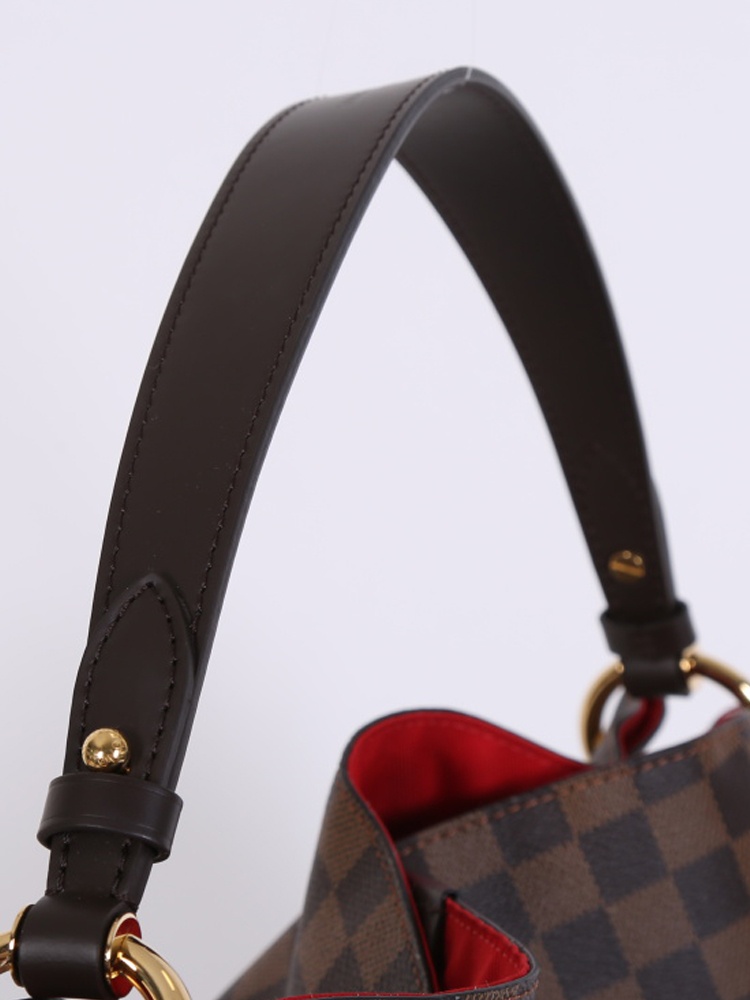 Louis Vuitton Damier Ebene Graceful MM Hobo Bag Leather ref.536149