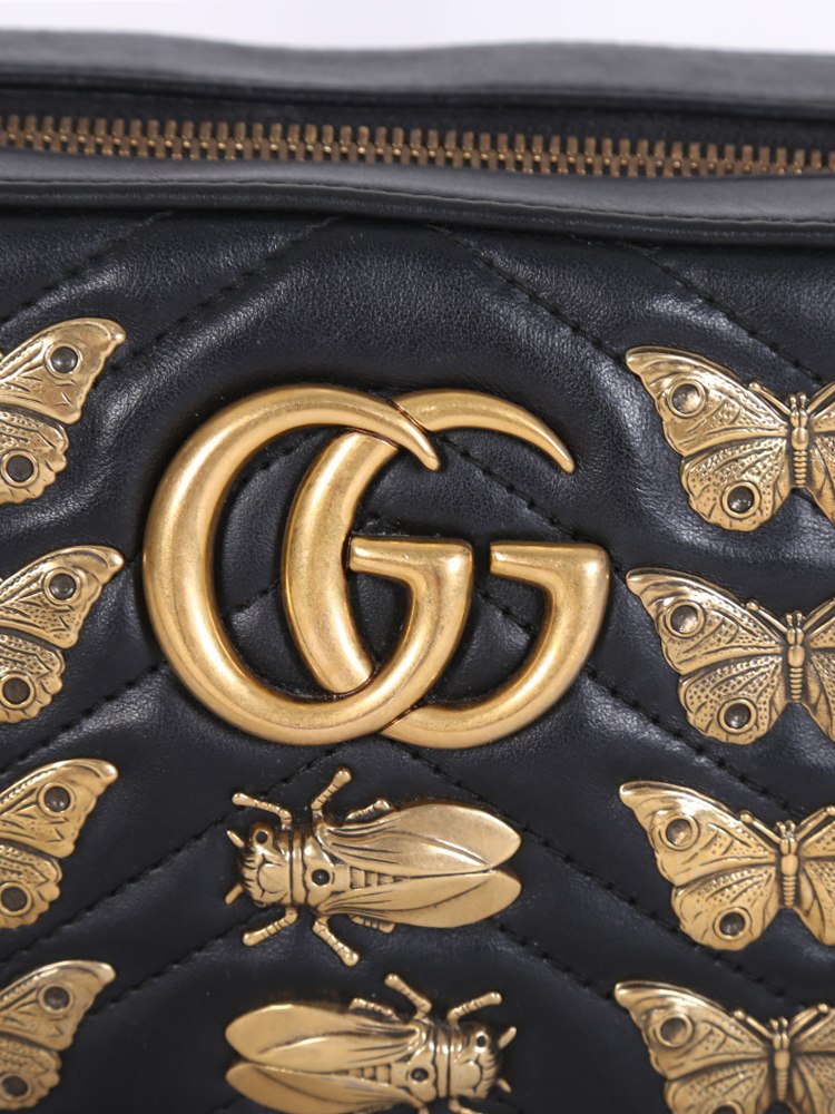 Gg marmont animal studs mini bag hotsell