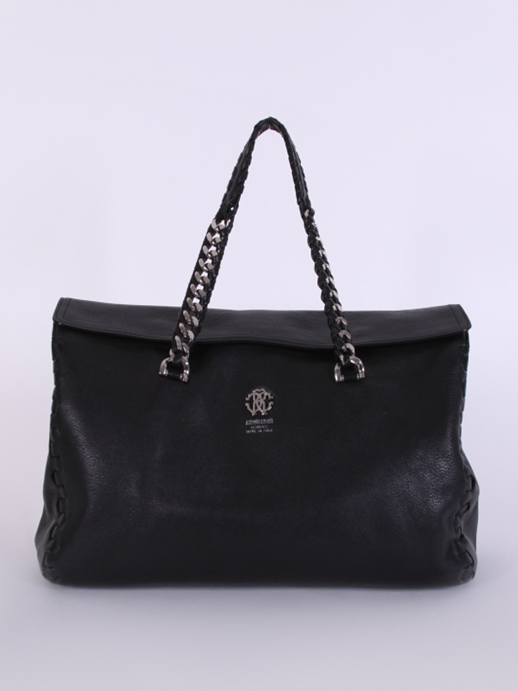 Roberto cavalli hotsell leather tote