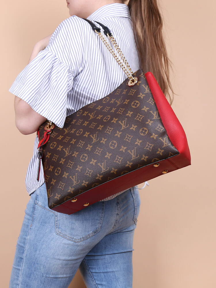 Louis Vuitton Surene MM Monogram Canvas Cerise www.luxurybags