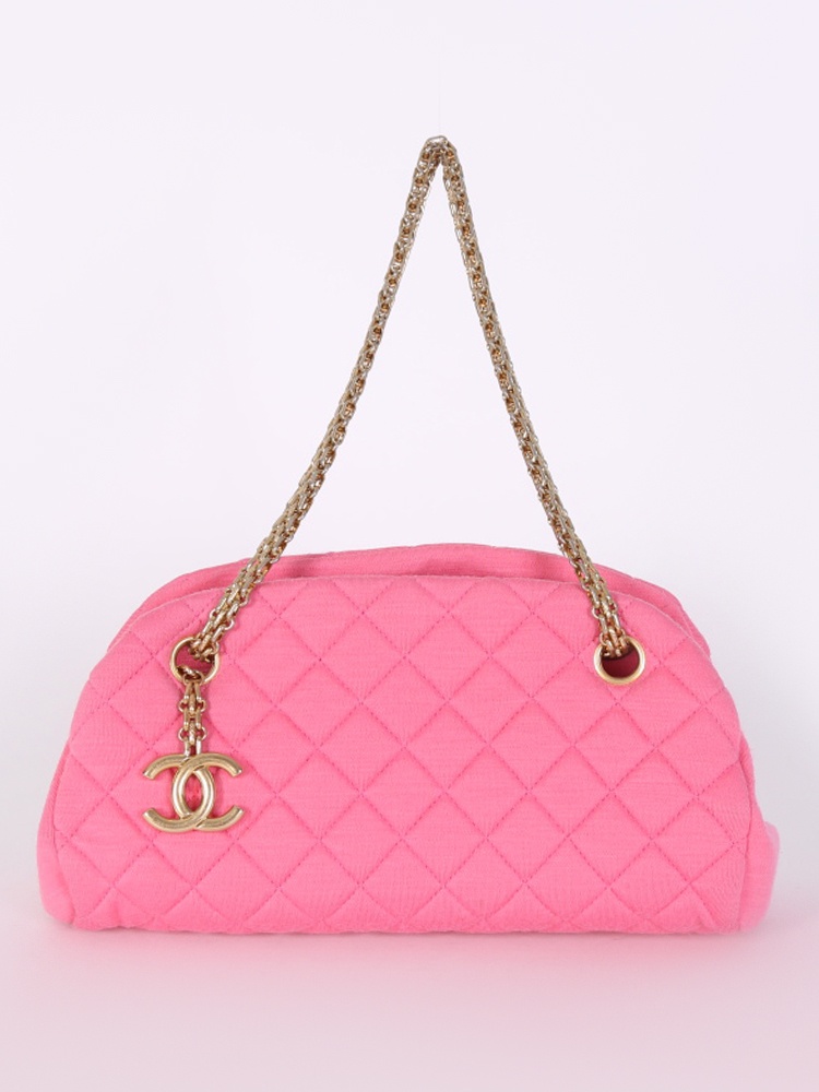 Chanel - Mademoiselle Jersey Shoulder Bag Pink