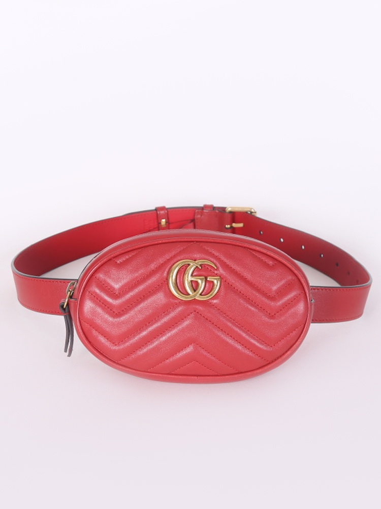 Gucci marmont leather belt bag hotsell
