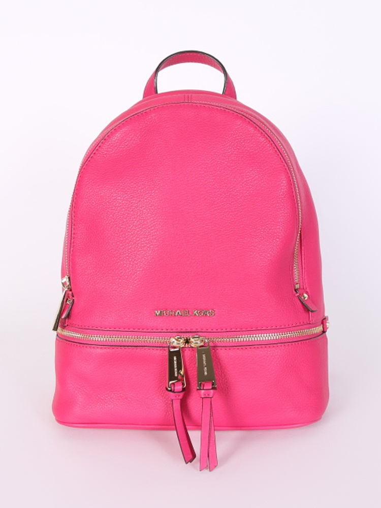 Michael kors pink leather backpack outlet