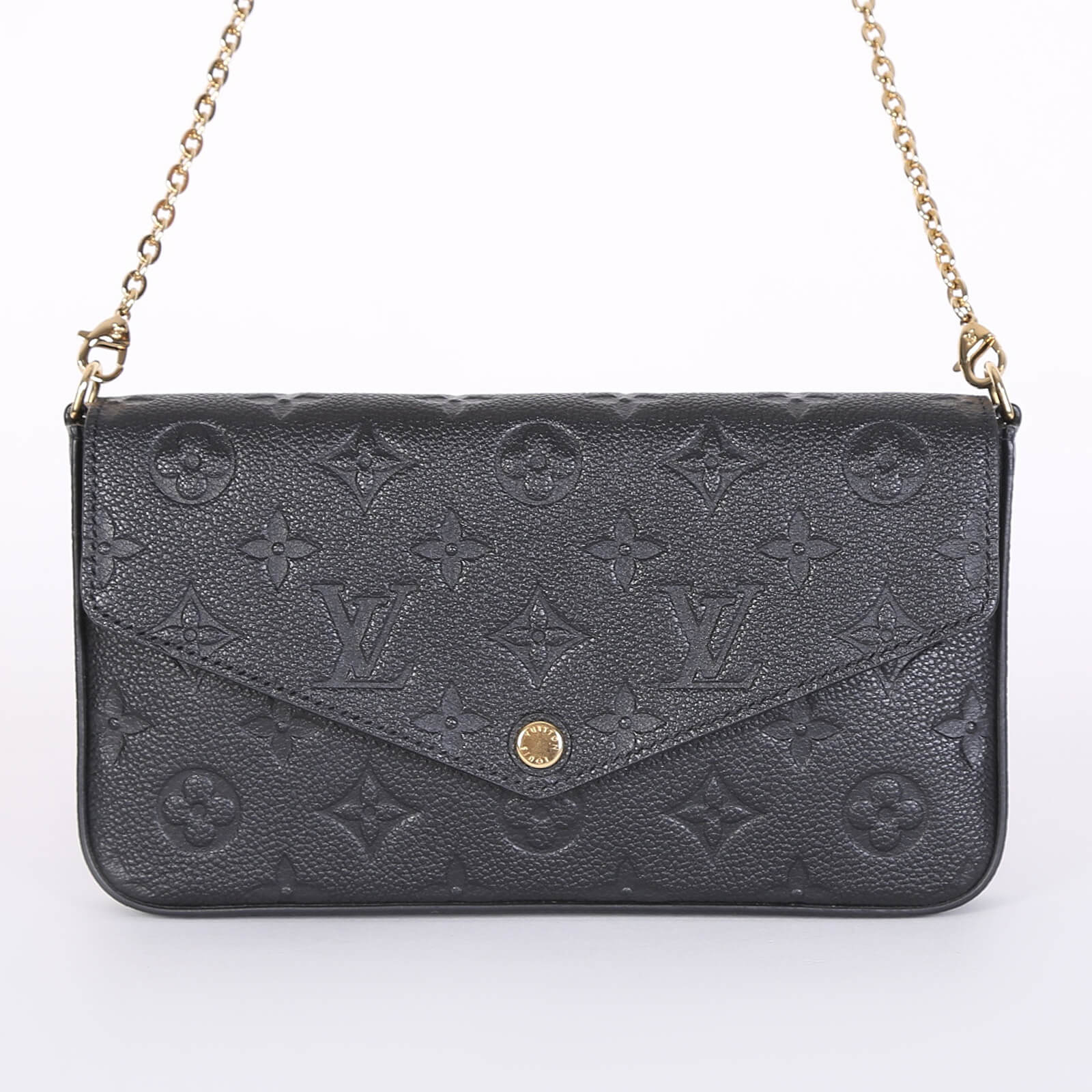 Louis Vuitton - Pochette Felicie Monogram Empreinte Leather Noir