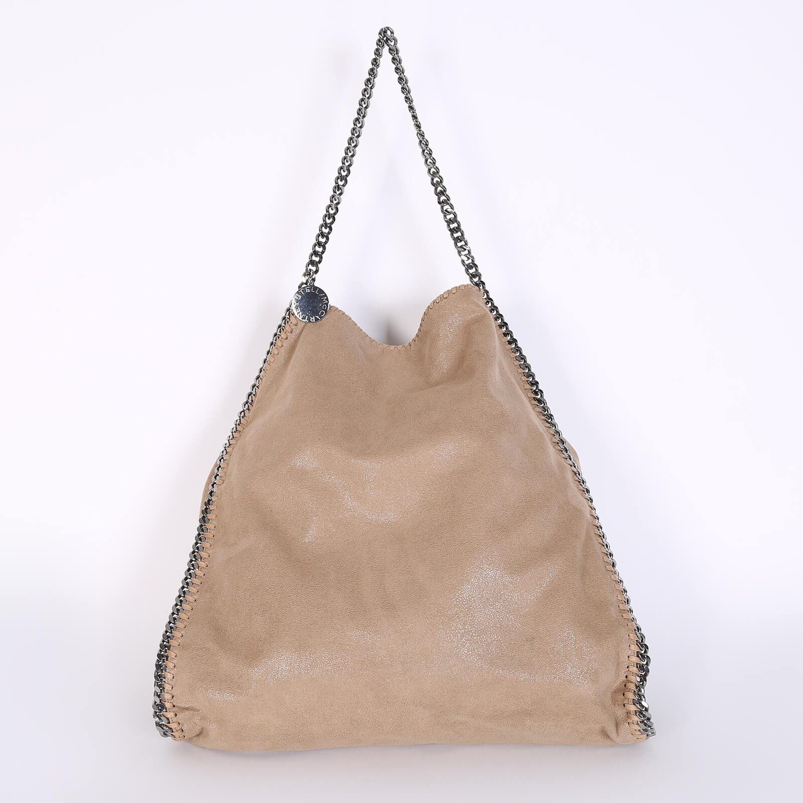 Stella McCartney Falabella Shaggy Deer Big Tote Beige www.luxurybags