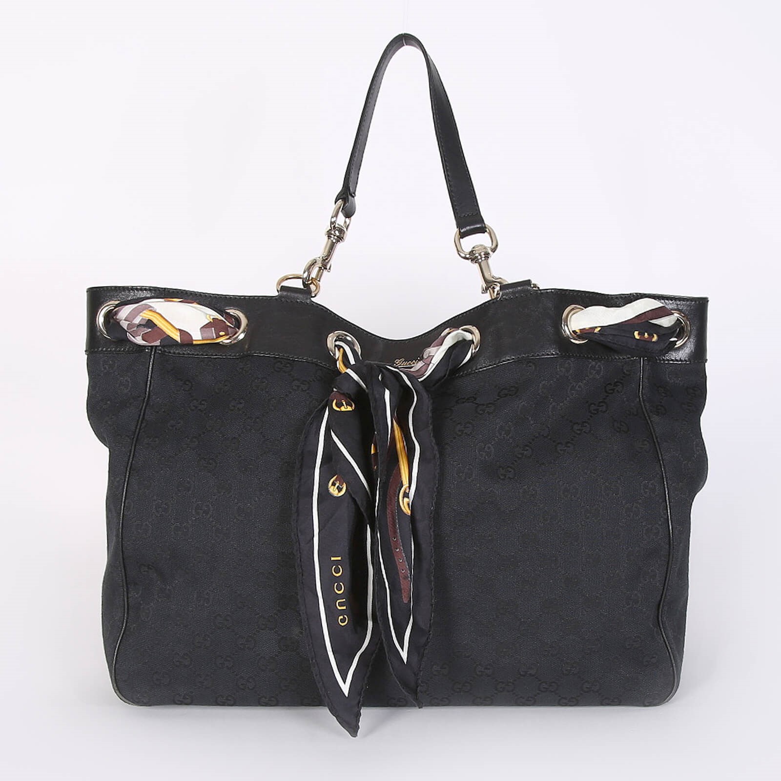 Gucci bag scarf deals