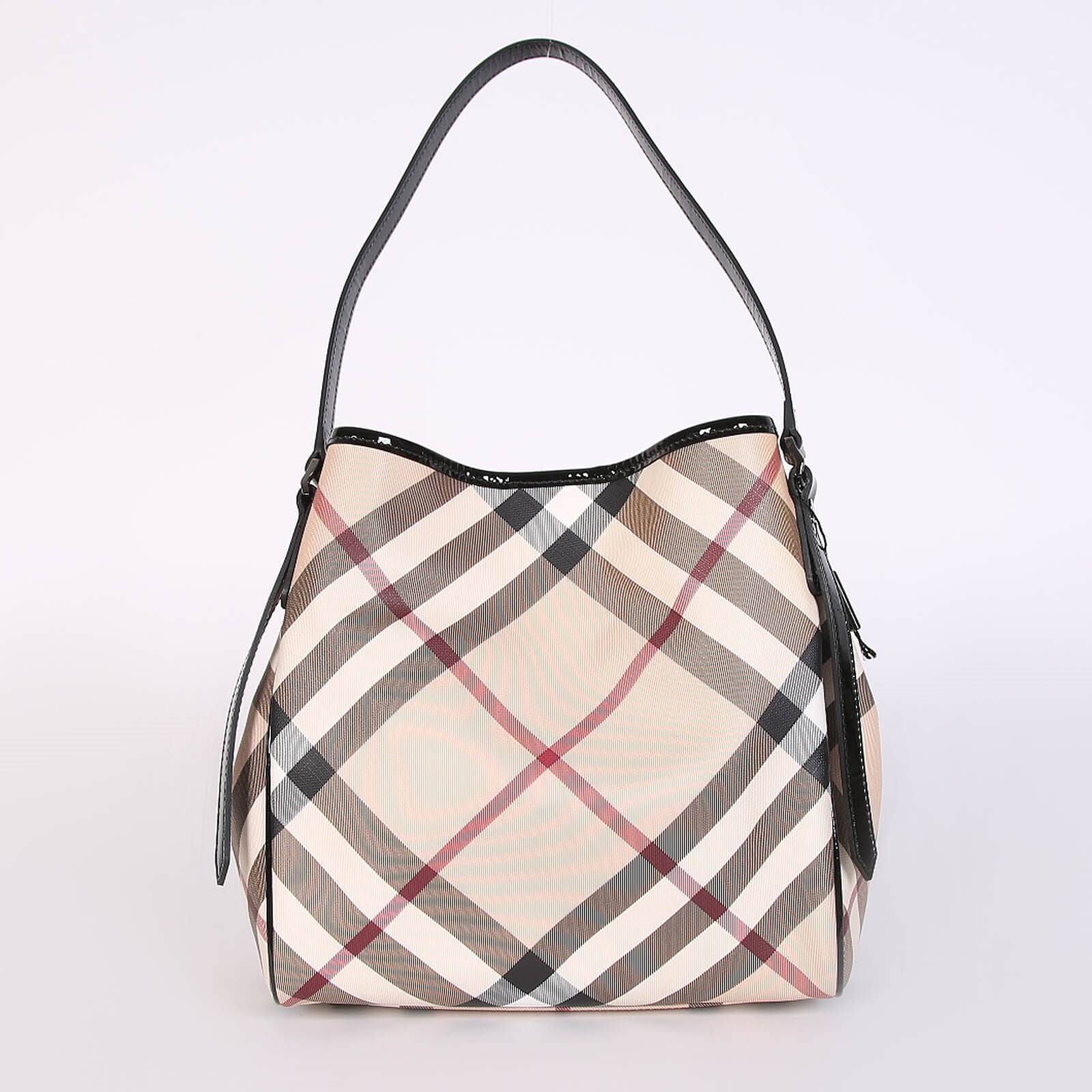 Burberry canterbury tote black best sale