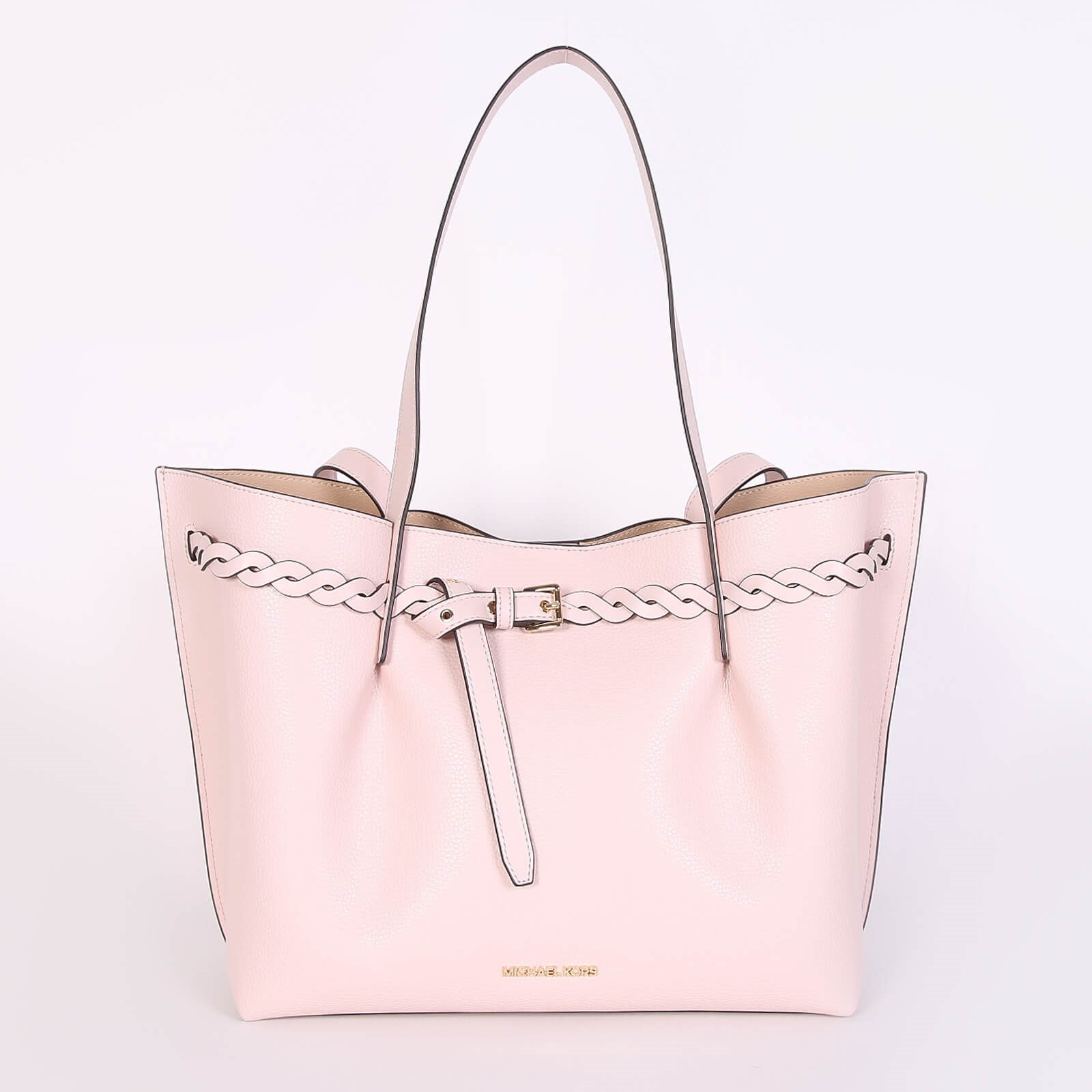 Michael Kors Emilia Leather Large Tote Powder Blush www.luxurybags