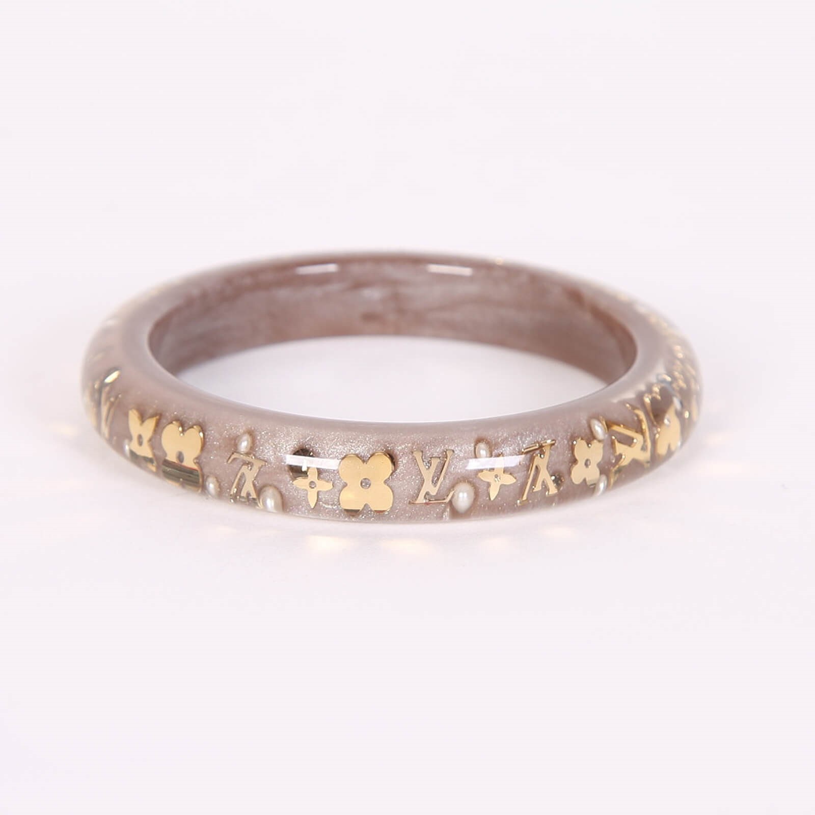 Louis Vuitton Inclusion Glitter PM Pearl Bracelet Praline S www.luxurybags
