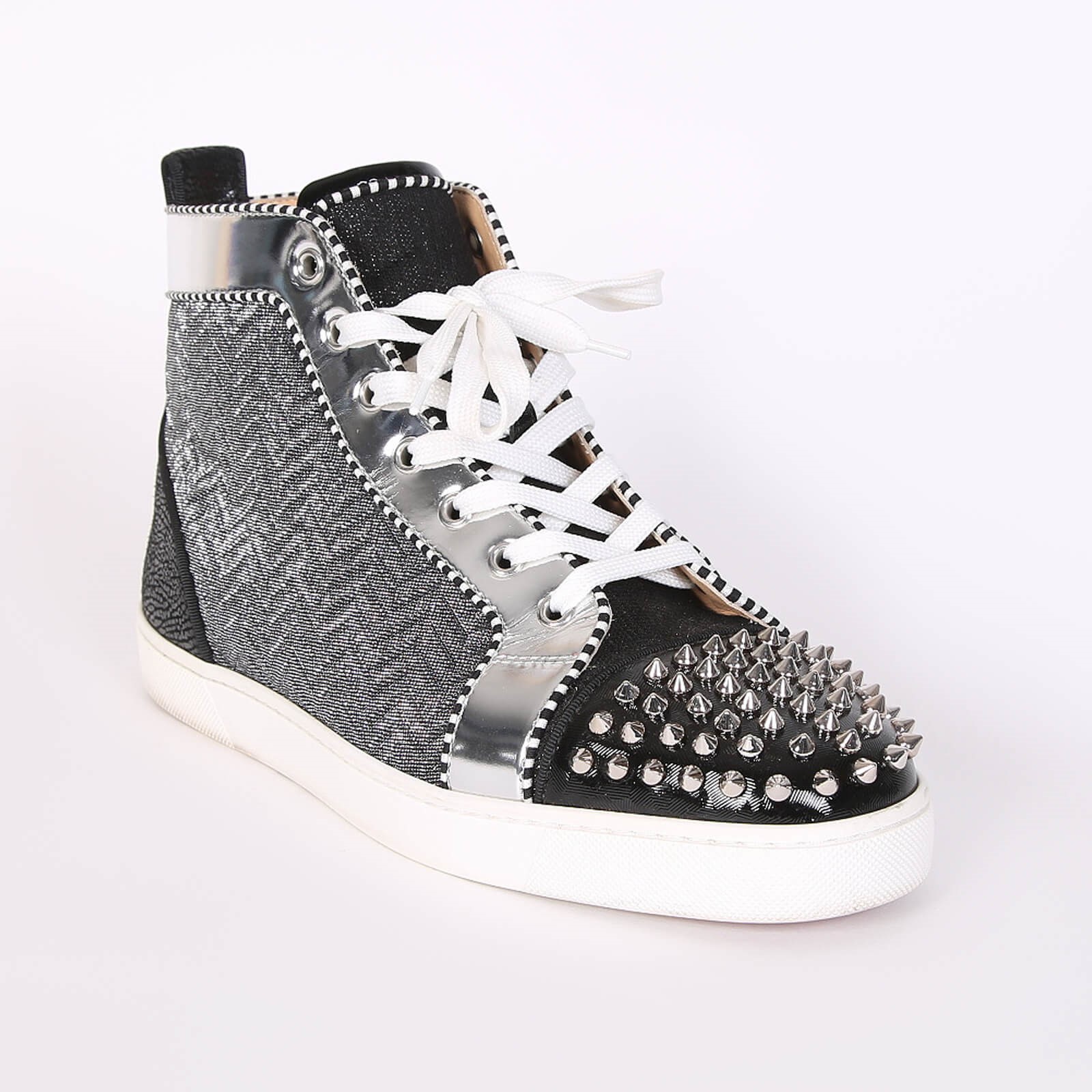 White christian louboutin booties hotsell