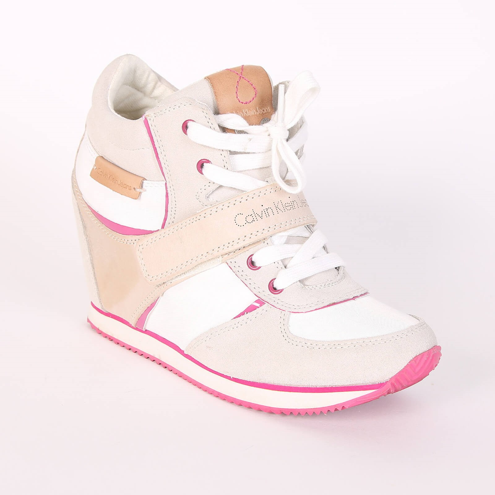 Wedge sneakers calvin klein cheap