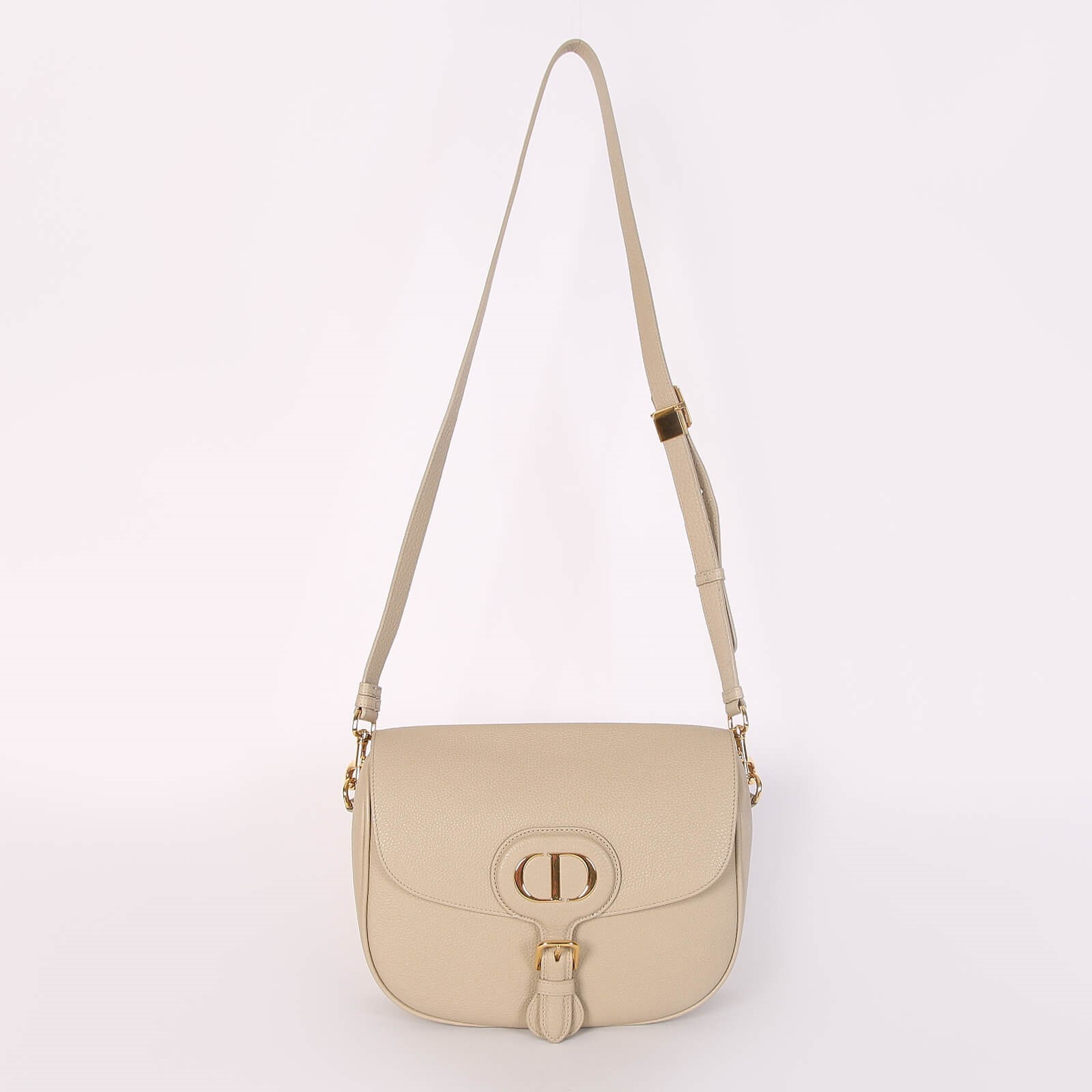 Dior Bobby Large Grained Calfskin Bag Beige www.luxurybags