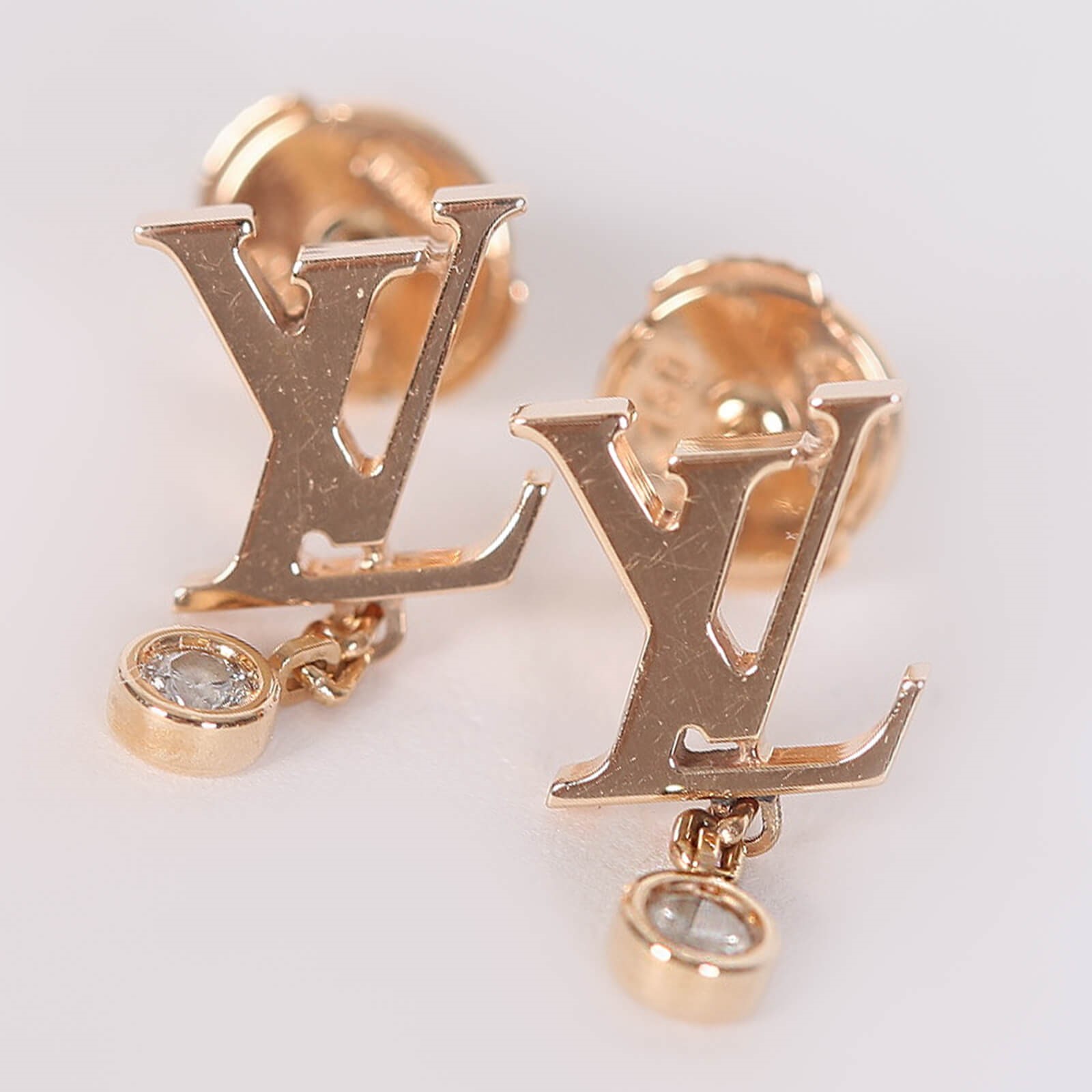 Louis Vuitton Idylle Blossom LV 750 1000 Rose Gold Diamond Earrings www.luxurybags
