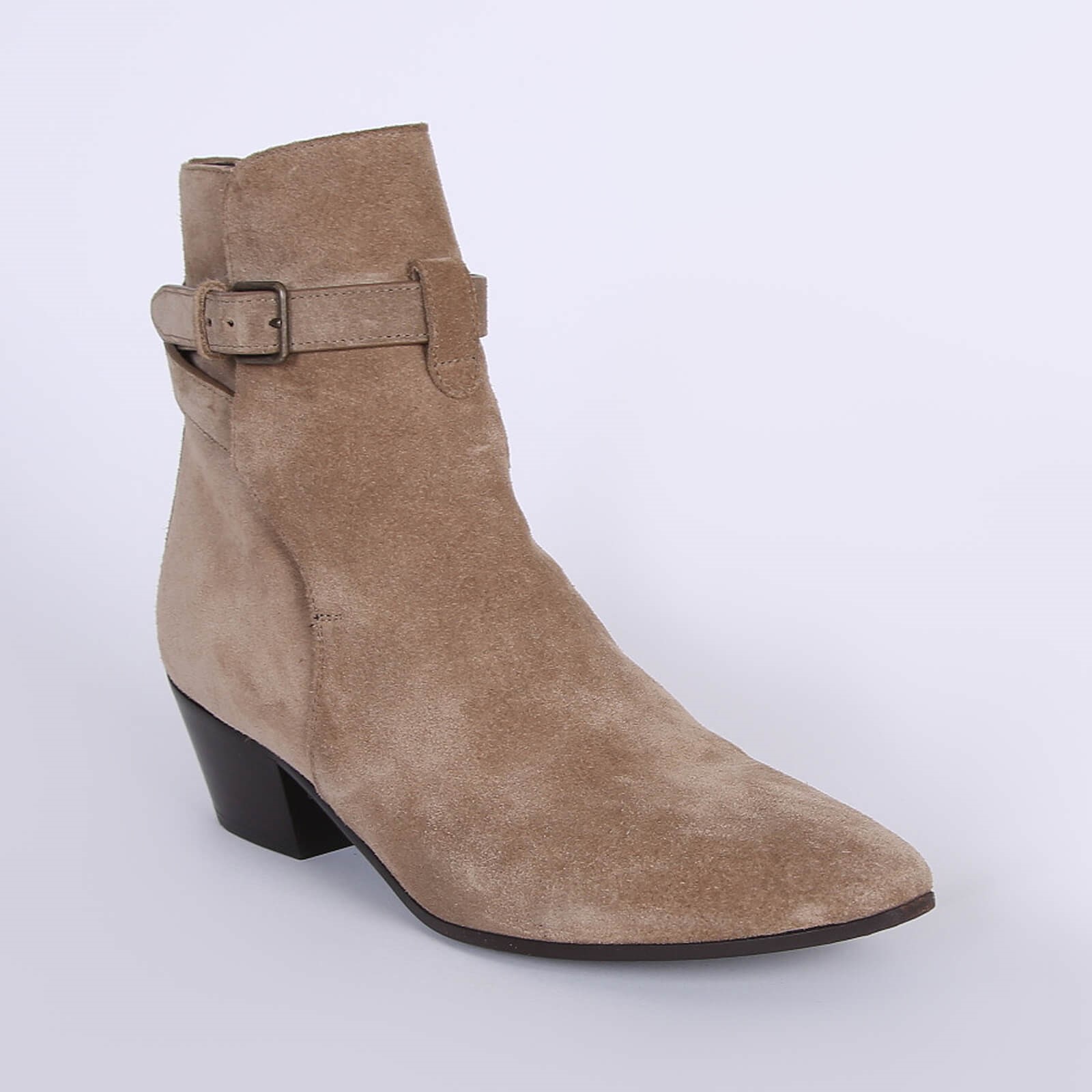 Saint laurent boots suede clearance