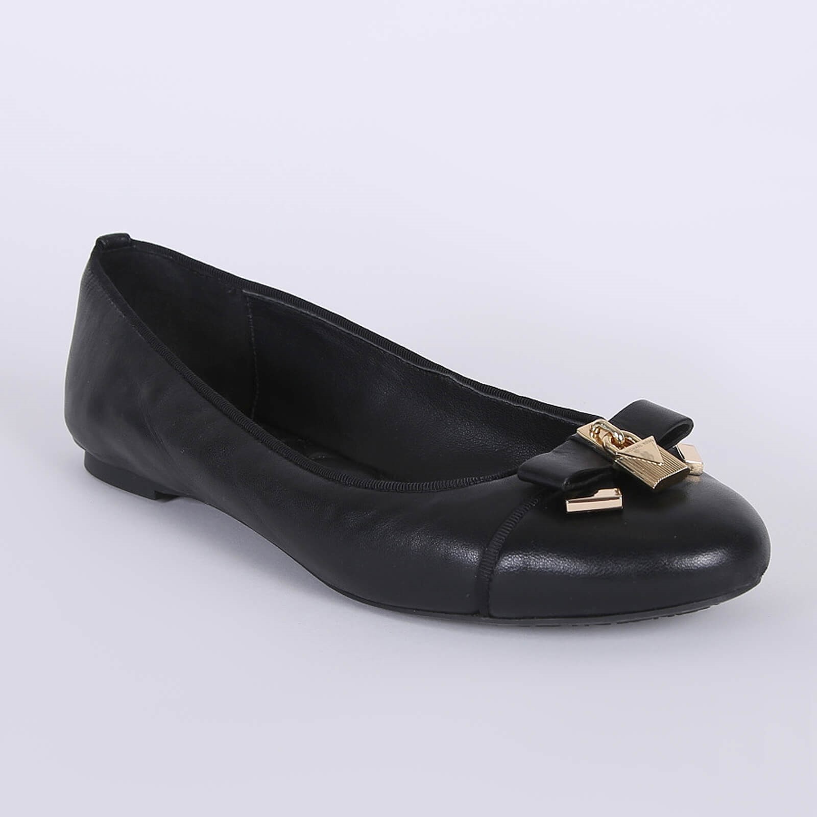Michael Kors Alice Leather Bow Ballerinas Black 37 www.luxurybags