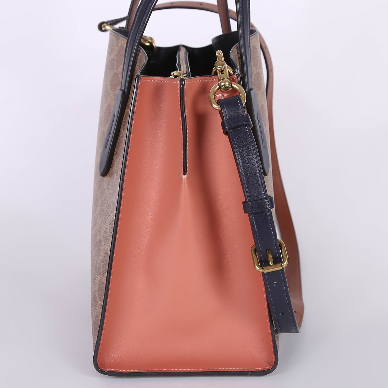 Coach Charlie Carryall Colorblock Signature Canvas www.luxurybags