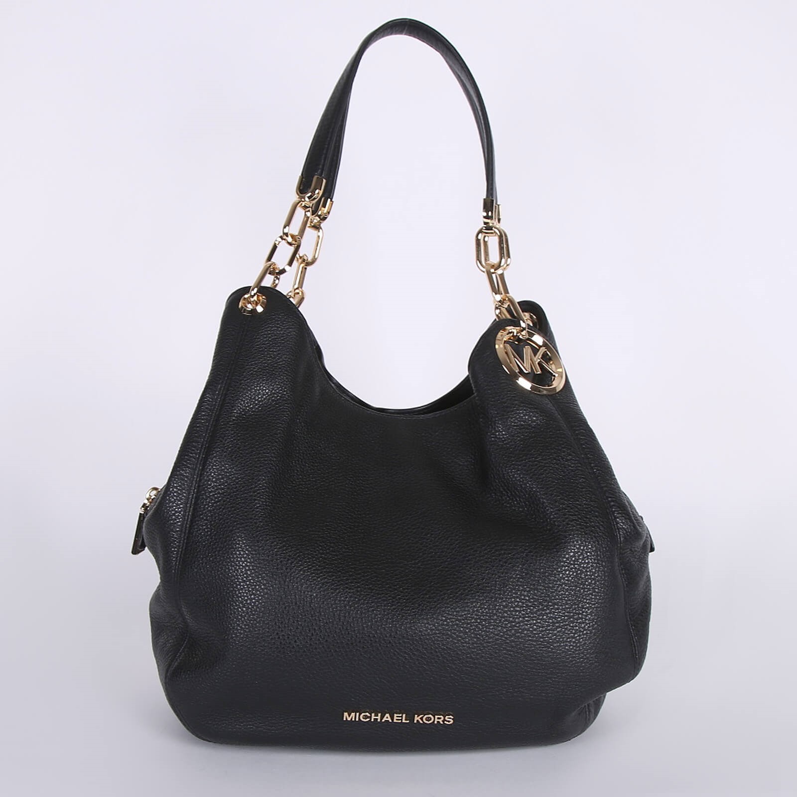 Michael kors lillie lg shoulder tote black deals