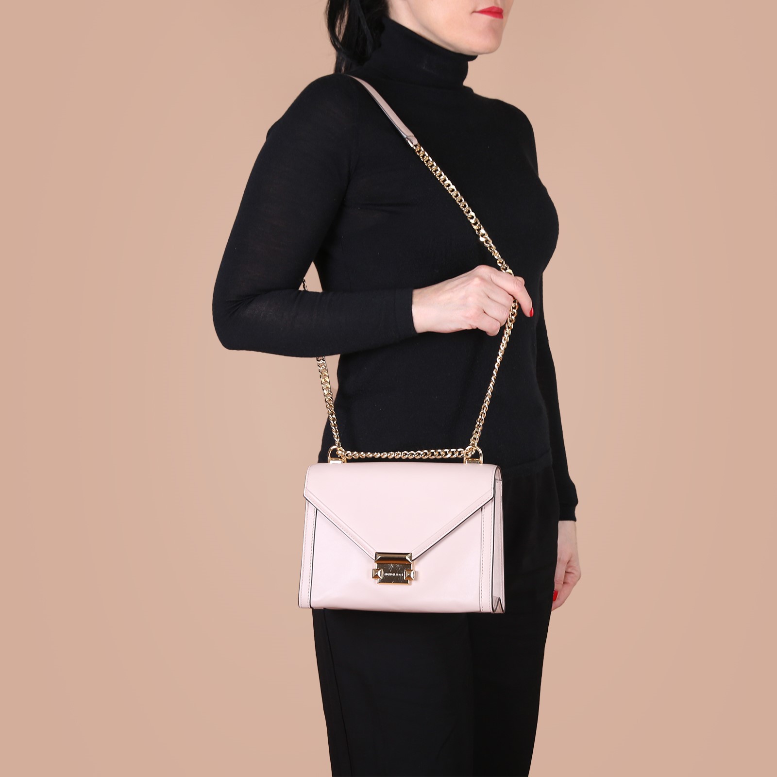 Whitney large pebbled leather convertible shoulder bag 2025